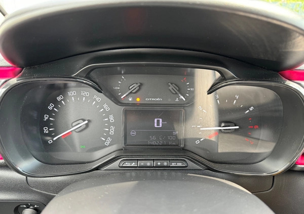 Citroen C3 cena 39900 przebieg: 148000, rok produkcji 2018 z Kolbuszowa małe 232